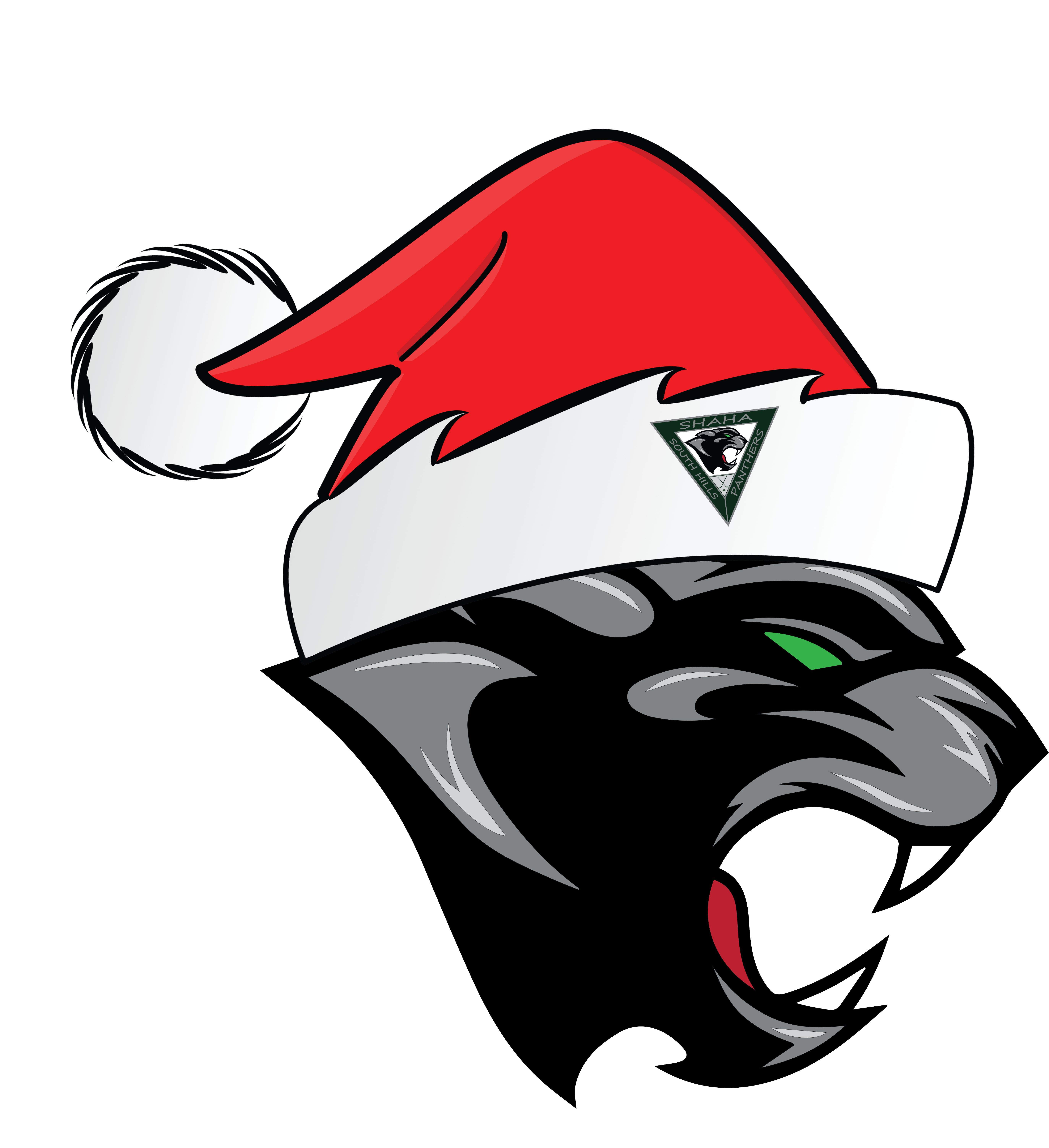 SHAHA Panther Christmas Hat